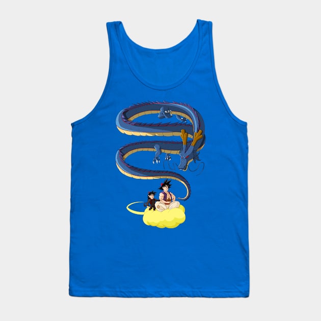 Aladdin and the Eternal Dragon Tank Top by KingVego